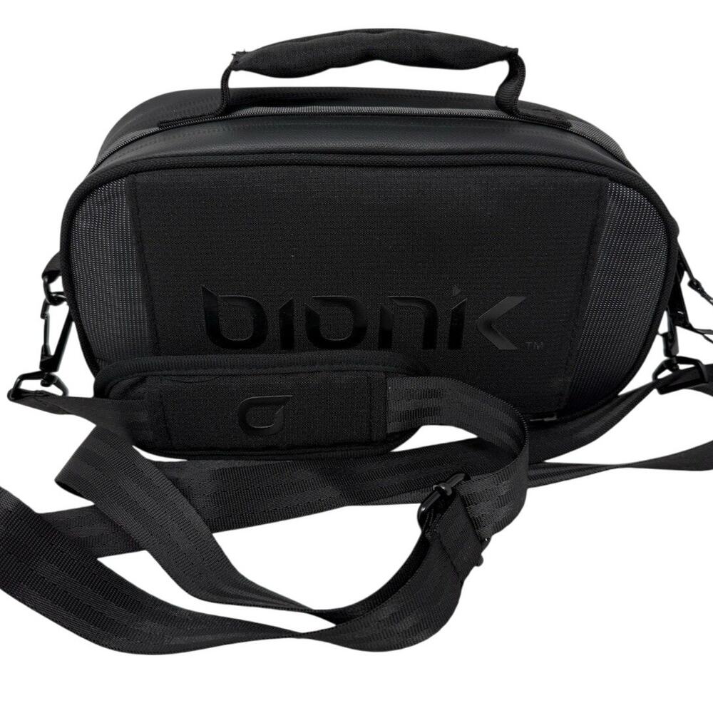 Bionik Nintendo Switch Commuter Crossbody Travel Case Black Padded Bag